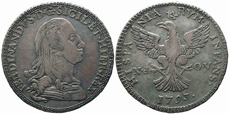 PALERMO. Regno di Sicilia. Ferdinando III di Borbone (1759-1816). 12 tari...