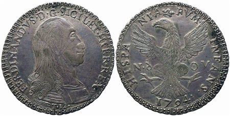 PALERMO. Regno di Sicilia. Ferdinando III di Borbone (1759-1816). 12 tari...