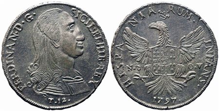 PALERMO. Regno di Sicilia. Ferdinando III di Borbone (1759-1816). 12 tari...