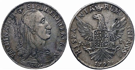 PALERMO. Regno di Sicilia. Ferdinando III di Borbone (1759-1816). 12 tari...