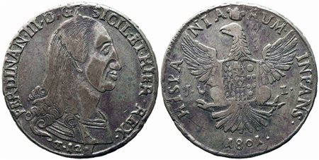 PALERMO. Regno di Sicilia. Ferdinando III di Borbone (1759-1816). 12 tari...