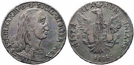 PALERMO. Regno di Sicilia. Ferdinando III di Borbone (1759-1816). 12 tari...