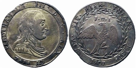 PALERMO. Regno di Sicilia. Ferdinando III di Borbone (1759-1816). 12 tari...