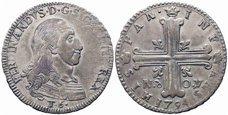 PALERMO. Regno di Sicilia. Ferdinando III di Borbone (1759-1816). 6 tari...