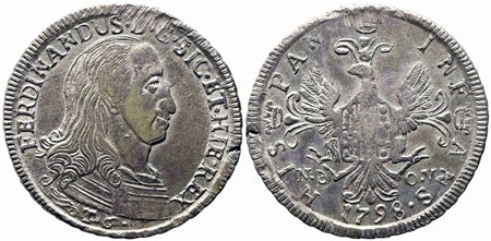 PALERMO. Regno di Sicilia. Ferdinando III di Borbone (1759-1816). 6 tari...