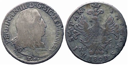 PALERMO. Regno di Sicilia. Ferdinando III di Borbone (1759-1816). 6 tari...