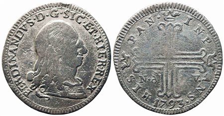 PALERMO. Regno di Sicilia. Ferdinando III di Borbone (1759-1816). 3 tari...