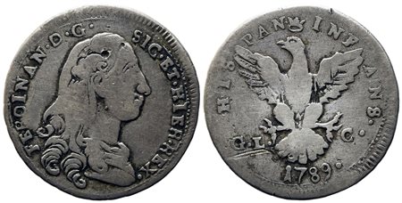 PALERMO. Regno di Sicilia. Ferdinando III di Borbone (1759-1816). 2 tari...