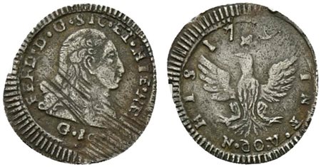 PALERMO. Regno di Sicilia. Ferdinando III di Borbone (1759-1825). 1/2 tari...