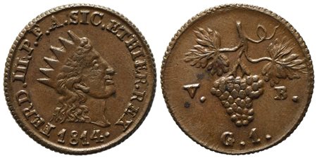 PALERMO. Regno di Sicilia. Ferdinando III di Borbone (1759-1816). 1 grano...
