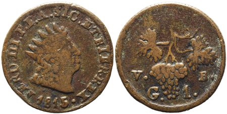 PALERMO. Regno di Sicilia. Ferdinando III di Borbone (1759-1816). 1 grano...