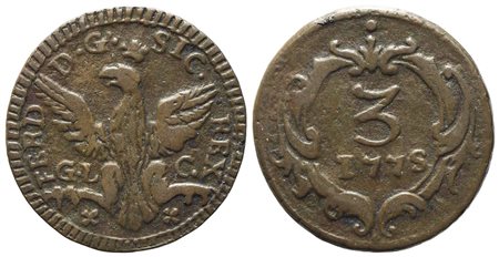 PALERMO. Regno di Sicilia. Ferdinando III di Borbone (1759-1816). 1/2 grano...