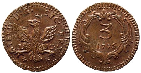 PALERMO. Regno di Sicilia. Ferdinando III di Borbone (1759-1816). 1/2 grano...