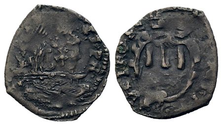 PIOMBINO. Nicolò Ludovisi (1634-1665). Quattrino. Mi (0,54 g). Busto volto a...