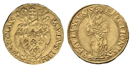 ROMA. Stato Pontificio. Paolo III (1534-1549). Scudo d'oro. Au (3,37 g)....