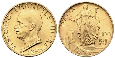 REGNO D'ITALIA. Vittorio Emanuele III (1900-1943). 100 lire 1932 X. Au (23,5...