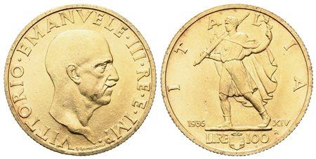 REGNO D'ITALIA. Vittorio Emanuele III (1900-1943). 100 lire 1936 "Impero" I...