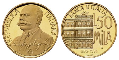 REPUBBLICA ITALIANA. lire 50.000 Coniazione Aurea 1994. Au (7,5 g). PROOF