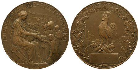 FRANCIA. Terza Repubblica (1870-1940). Medaglia Journée française secours...