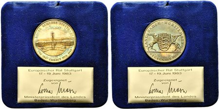 GERMANIA. Baden - Wurttemberg. Medaglia 1983. Ag (40,2 mm – 24,82 g). Con...