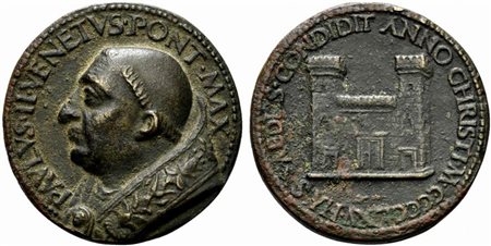 CITTA' DEL VATICANO. Stato Pontificio. Paolo II (1464-1471). Medaglia fusa...
