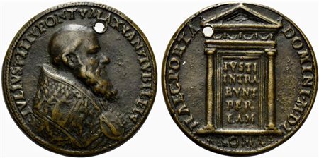CITTA' DEL VATICANO. Stato Pontificio. Giulio III (1550-1555). Medaglia...