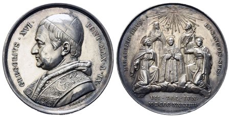 CITTA' DEL VATICANO. Stato Pontificio. Gregorio XVI (1831-1846). Medaglia...