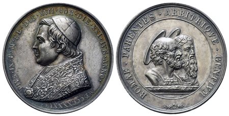 CITTA' DEL VATICANO. Stato Pontificio. Pio IX (1846-1878). Medaglia 1846....