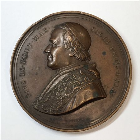CITTA' DEL VATICANO. Stato Pontificio. Pio IX (1846-1878). Medaglia 1869....