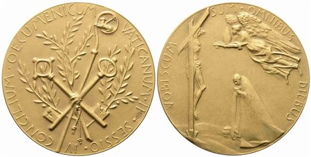 CITTA' DEL VATICANO. Paolo VI (1963-1978). Trittico di medaglie 1963 Concilio...