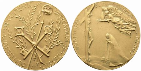 CITTA' DEL VATICANO. Paolo VI (1963-1978). Trittico di medaglie 1963 Concilio...