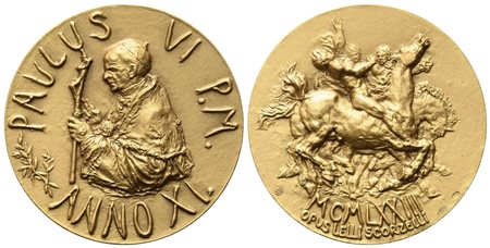 CITTA' DEL VATICANO. Paolo VI (1963-1978). Trittico di medaglie Anno XI (Au...
