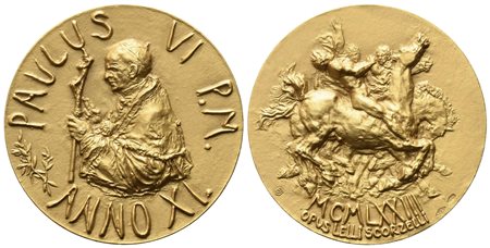 CITTA' DEL VATICANO. Paolo VI (1963-1978). Trittico di medaglie Anno XI (Au...