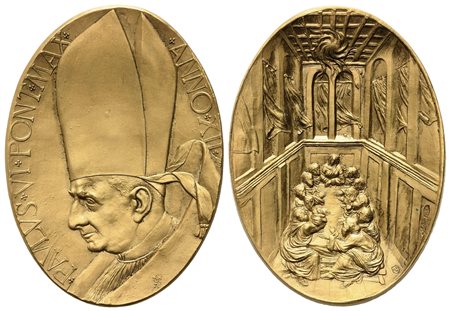 CITTA' DEL VATICANO. Paolo VI (1963-1978). Trittico di medaglie Anno XII (Au...