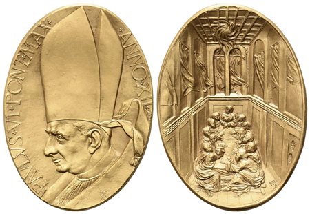 CITTA' DEL VATICANO. Paolo VI (1963-1978). Trittico di medaglie Anno XII (Au...