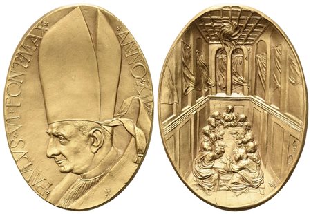 CITTA' DEL VATICANO. Paolo VI (1963-1978). Trittico di medaglie Anno XII (Au...