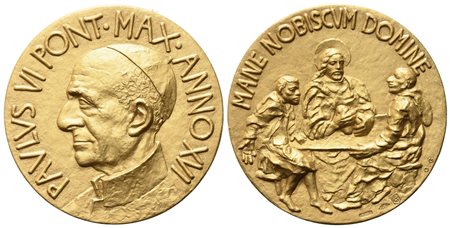 CITTA' DEL VATICANO. Paolo VI (1963-1978). Trittico di medaglie Anno XVI (Au...