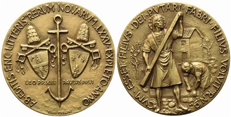 CITTA' DEL VATICANO. Paolo VI (1963-1978). Trittico di medaglie 75°...