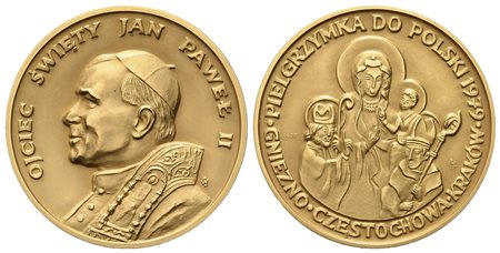 CITTA' DEL VATICANO. Giovanni Paolo II (1978-2005). Trittico di medaglie 1979...