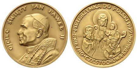 CITTA' DEL VATICANO. Giovanni Paolo II (1978-2005). Trittico di medaglie 1979...