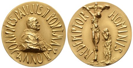 CITTA' DEL VATICANO. Giovanni Paolo II (1978-2005). Trittico di medaglie Anno...