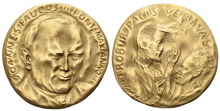 CITTA' DEL VATICANO. Giovanni Paolo II (1978-2005). Trittico di medaglie Anno...