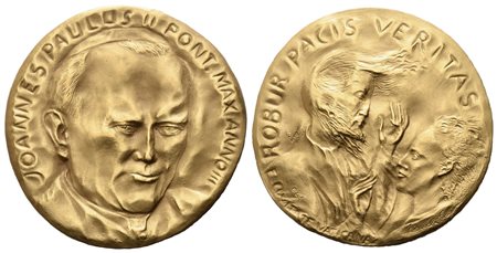 CITTA' DEL VATICANO. Giovanni Paolo II (1978-2005). Trittico di medaglie Anno...