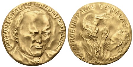 CITTA' DEL VATICANO. Giovanni Paolo II (1978-2005). Trittico di medaglie Anno...