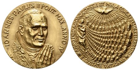 CITTA' DEL VATICANO. Giovanni Paolo II (1978-2005). Trittico di medaglie Anno...