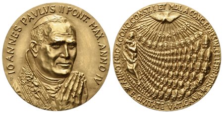 CITTA' DEL VATICANO. Giovanni Paolo II (1978-2005). Trittico di medaglie Anno...