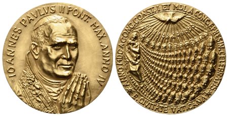 CITTA' DEL VATICANO. Giovanni Paolo II (1978-2005). Trittico di medaglie Anno...