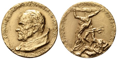 CITTA' DEL VATICANO. Giovanni Paolo II (1978-2005). Trittico di medaglie Anno...
