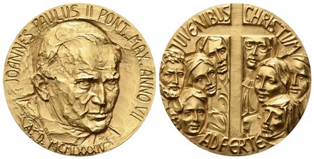 CITTA' DEL VATICANO. Giovanni Paolo II (1978-2005). Trittico di medaglie Anno...