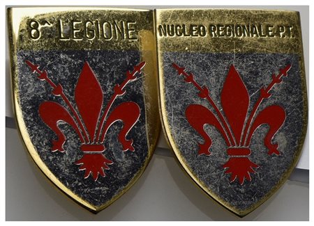 ITALIA. Distintivo. Guardia di Finanza Firenze 8° legione e Nucleo Regionale...
